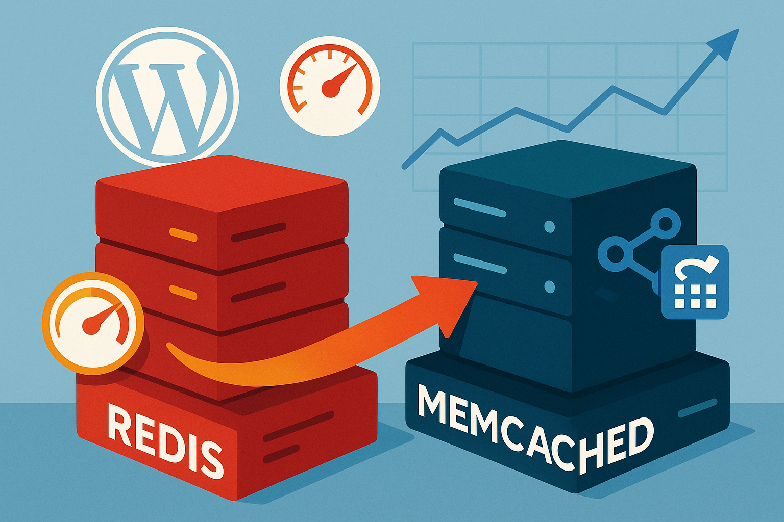 Ce cache alegi pentru WordPress și site-uri cu trafic mare? (Redis vs Memcached explicat simplu și complet)